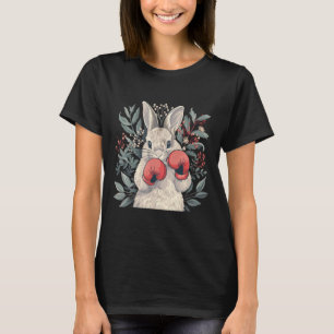 Boxer Bunny With Boxing Gloves Kickboxing Funny Bo T-Shirt