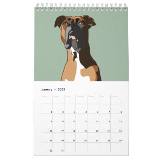 Boxer Calendar
