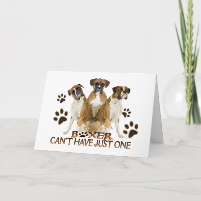 Boxer Can't Have Just One Cards (Front)