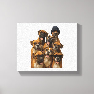 Boxer canvas print