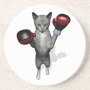 Boxer Cat Coaster