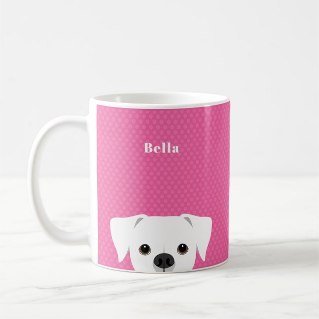 Boxer Chien Mugs (Gauche)
