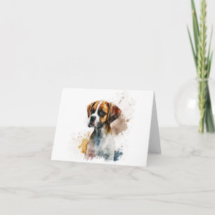 Boxer Chien N'importe quelle occasion Carte de voe