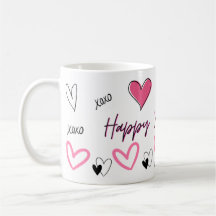 Boxer Chien Valentine's Day mug
