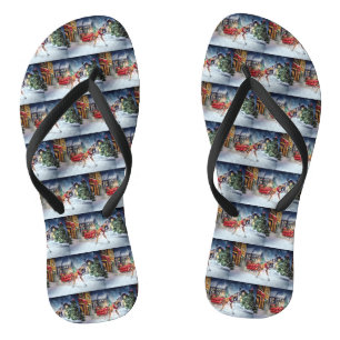 Boxer Christmas Festive Season Flip Flops