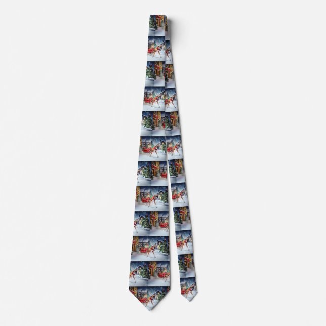 Boxer Christmas Festive Season Tie (Front)