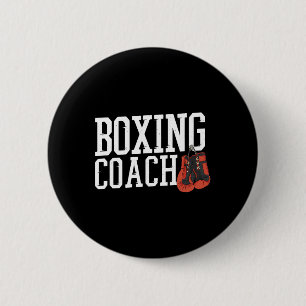 Boxer Coach Boxing Coach 2 Inch Round Button