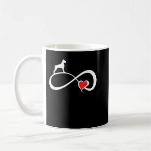 Boxer Cropped Ears Dog Mom Eternity Heart Valentin Coffee Mug