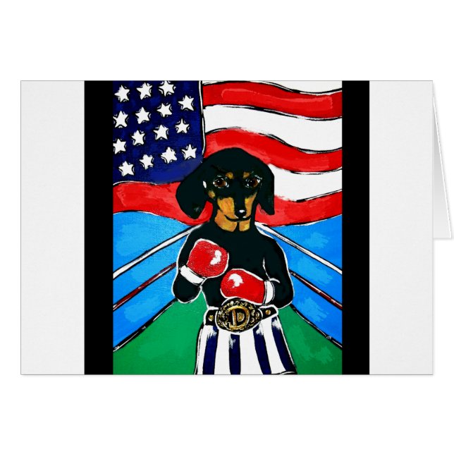 Boxer Dachshund (Devant horizontal)