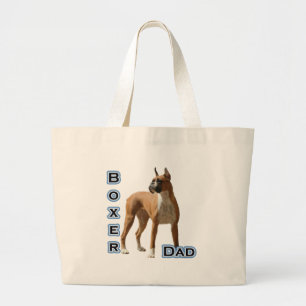 Boxer Dad 4 Large Tote Bag