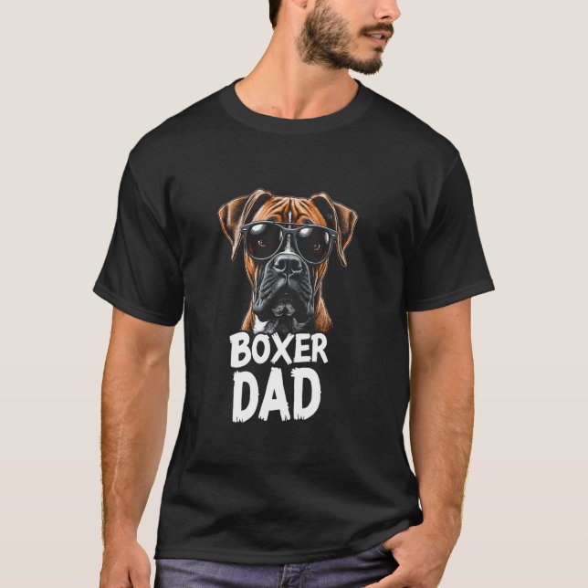 Boxer DAD Boxer dog T-Shirt (Front)
