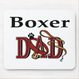 Boxer Dad Gifts Mouse Pad