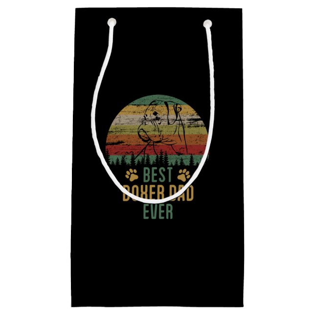 Boxer dad small gift bag (Front)