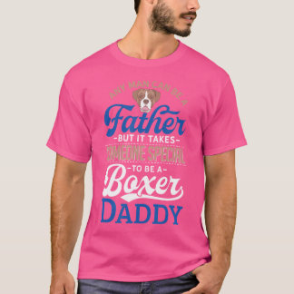Boxer Dad T Shirt Funny Father'S Day Dog Lover Gif