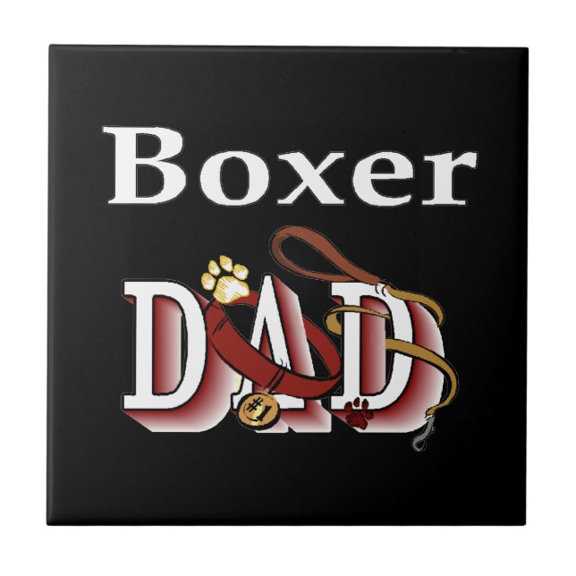 Boxer Dad Tile (Front)