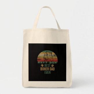 Boxer dad tote bag