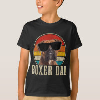 Boxer Dad Vintage Funny Boxer Dog Owner