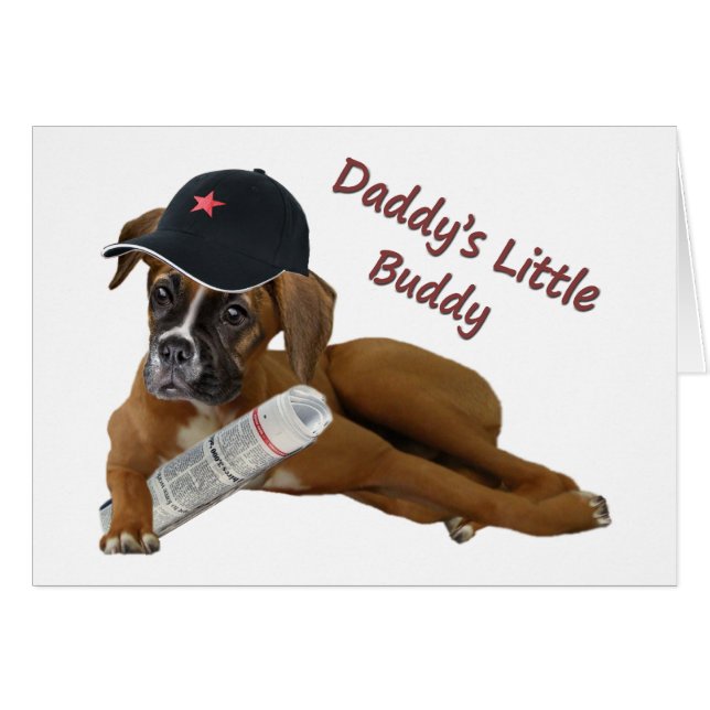 Boxer "Daddy's Buddy" (Front Horizontal)