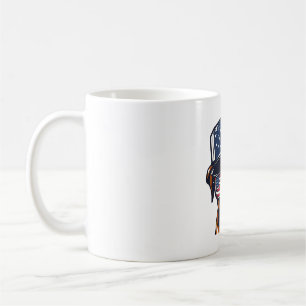 Boxer Dog 4th of July Coffee Mug