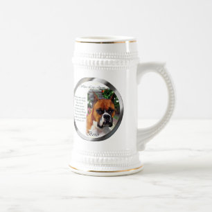 Boxer Dog Art Gifts Beer Stein