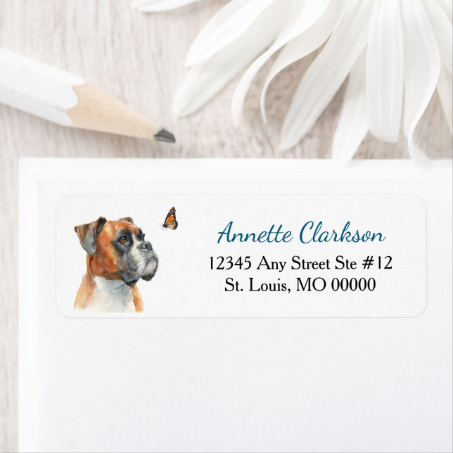 Boxer Dog Butterfly Wonder (Insitu)