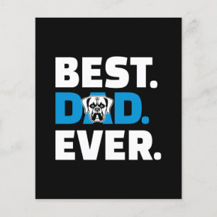 Boxer Dog canvas print Cute gift idea Flyer