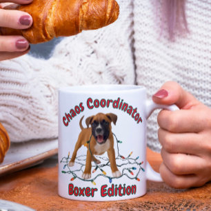 Boxer Dog Chaos Coordinator Magic Mug