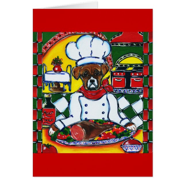 Boxer Dog Chef (Front)