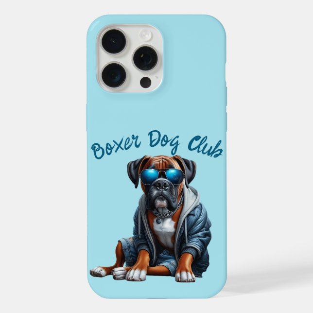 Boxer Dog Club iPhone Case (Back)