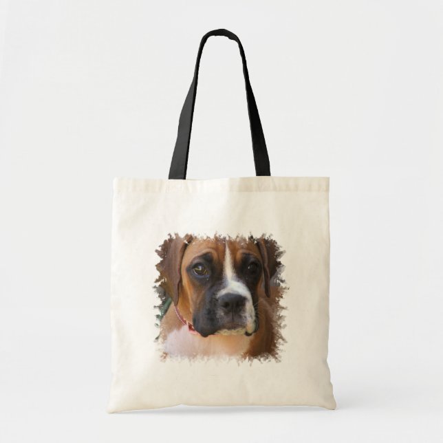 Boxer Dog Design Budget Tote Bag
 Bag (Front)