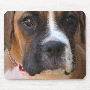 Boxer Dog Design Mouse Pad