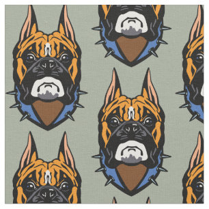 boxer dog fabric