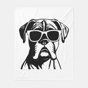 Boxer Dog Fleece Blanket