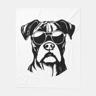 Boxer Dog Fleece Blanket