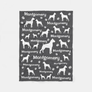 Boxer Dog Fleece Blanket – Cozy Custom Pet Gift