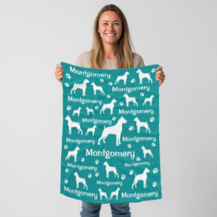 Boxer Dog Fleece Blanket – Cozy Custom Pet Gift