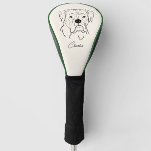 Boxer Dog Golf Head Cover