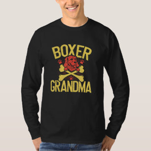 Boxer Dog Grandma Granddog Boxer Breed T-Shirt