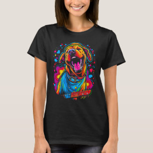 Boxer Dog Guitar T-Shirt