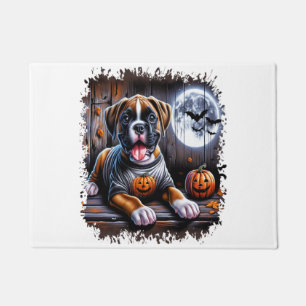 Boxer Dog Halloween Doormat
