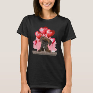 Boxer Dog Happy Valentines Day Pet Dog Lover T-Shirt