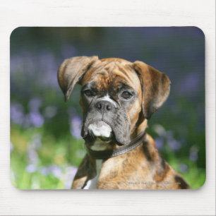 Boxer Dog Headshot Mouse Pad