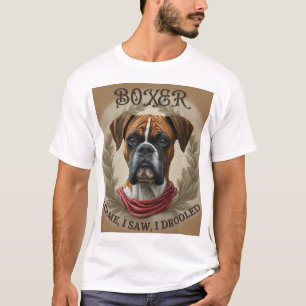 Boxer Dog - I Came, I Saw, I Drooled T-Shirt