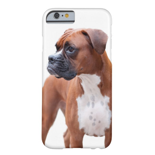 Boxer dog iPhone 6 case (Back)