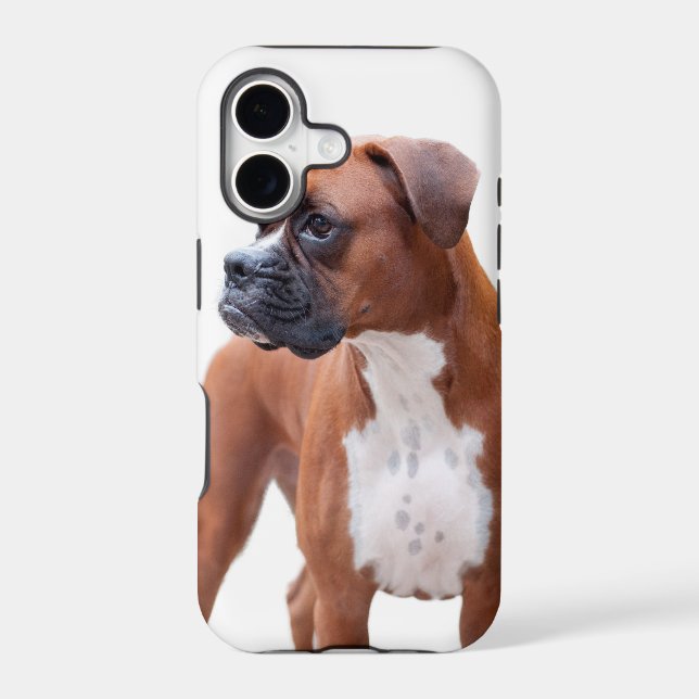 Boxer dog iPhone case (Back)