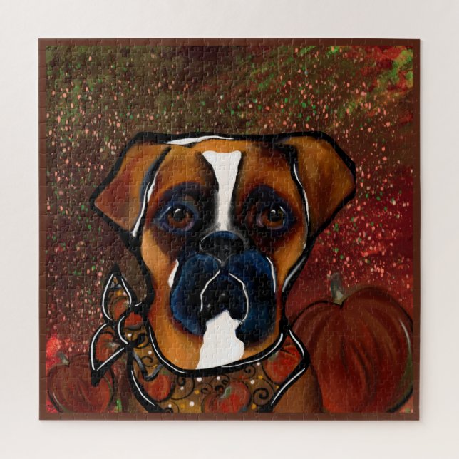 Boxer Dog Jigsaw Puzzle (Vertical)