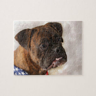 Boxer dog jigsaw puzzle