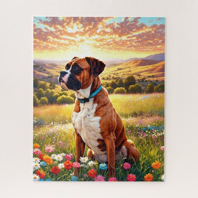 Boxer dog jigsaw puzzle (Vertical)