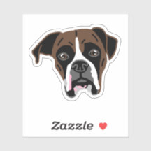 Boxer Dog Laptop Phone Case Sticker