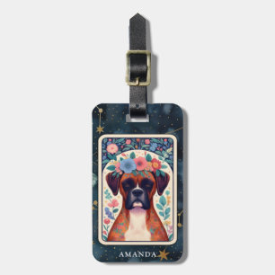 Boxer Dog Luggage Tag